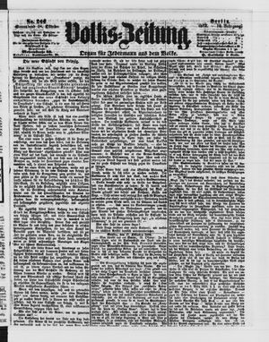 Volks-Zeitung vom 18.10.1862