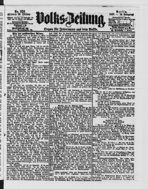 Volks-Zeitung on Oct 29, 1862