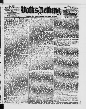 Volks-Zeitung vom 19.11.1862