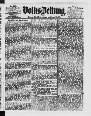 Volks-Zeitung vom 14.12.1862