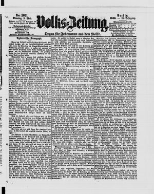 Volks-Zeitung vom 03.05.1863