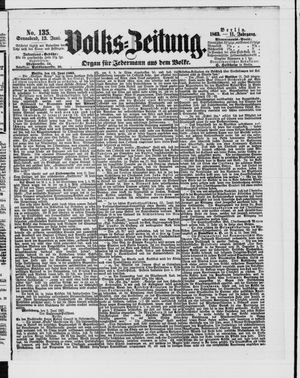 Volks-Zeitung vom 13.06.1863