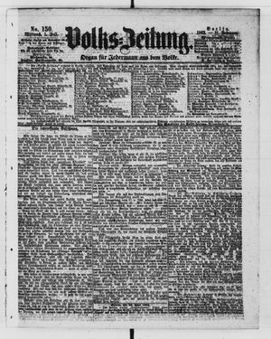 Volks-Zeitung vom 01.07.1863