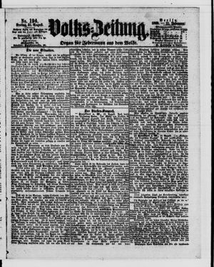 Volks-Zeitung on Aug 21, 1863