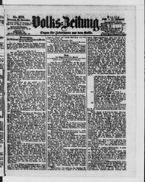 Volks-Zeitung vom 25.11.1863