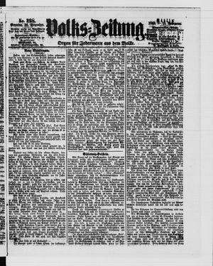 Volks-Zeitung vom 20.12.1863