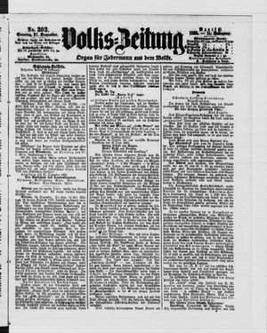Volks-Zeitung vom 27.12.1863