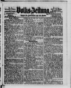 Volks-Zeitung vom 07.01.1864