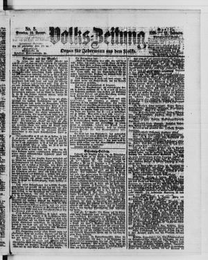 Volks-Zeitung vom 10.01.1864