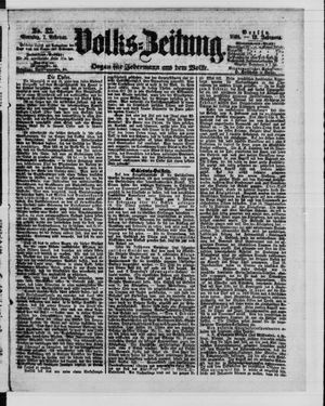 Volks-Zeitung vom 07.02.1864