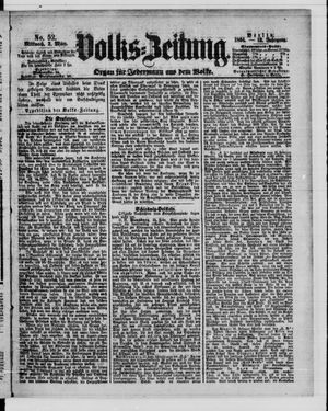 Volks-Zeitung on Mar 2, 1864