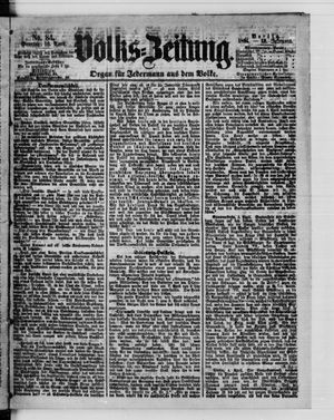 Volks-Zeitung vom 10.04.1864