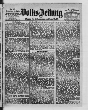 Volks-Zeitung on Apr 14, 1864