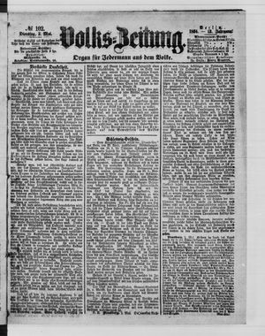 Volks-Zeitung vom 03.05.1864