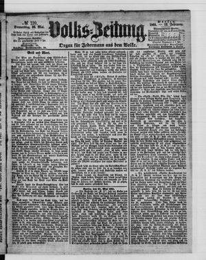 Volks-Zeitung on May 26, 1864
