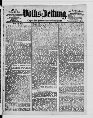 Volks-Zeitung vom 27.05.1864