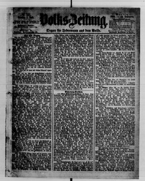 Volks-Zeitung vom 01.07.1864