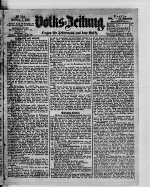 Volks-Zeitung vom 05.07.1864