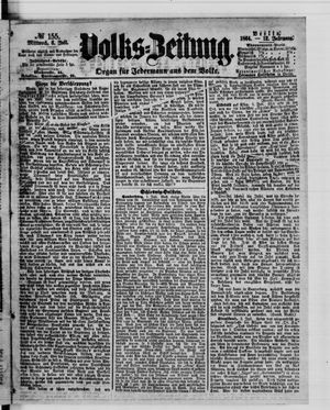 Volks-Zeitung vom 06.07.1864