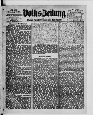 Volks-Zeitung vom 07.07.1864