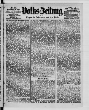 Volks-Zeitung vom 16.07.1864