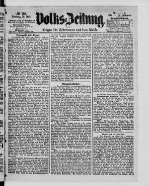 Volks-Zeitung vom 19.07.1864