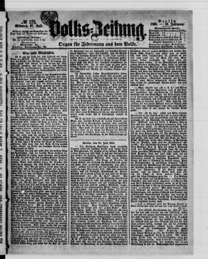 Volks-Zeitung vom 27.07.1864