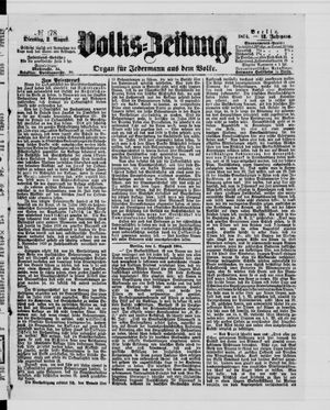 Volks-Zeitung on Aug 2, 1864