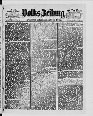 Volks-Zeitung vom 03.08.1864