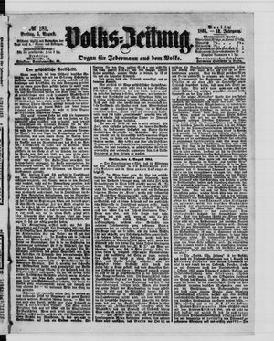 Volks-Zeitung on Aug 5, 1864