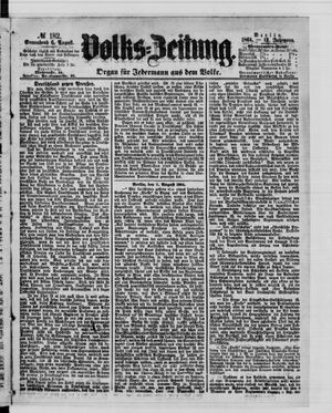 Volks-Zeitung vom 06.08.1864