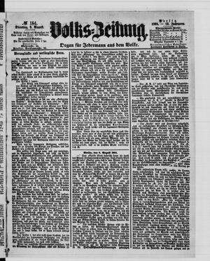 Volks-Zeitung vom 09.08.1864