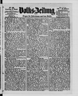 Volks-Zeitung on Aug 11, 1864