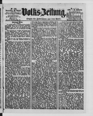 Volks-Zeitung vom 25.08.1864