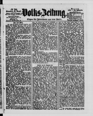 Volks-Zeitung vom 27.08.1864