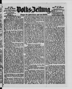 Volks-Zeitung on Aug 30, 1864