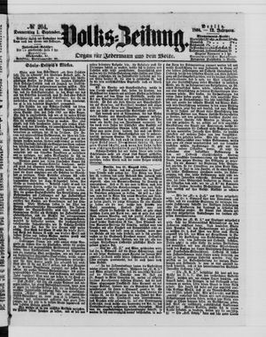 Volks-Zeitung on Sep 1, 1864