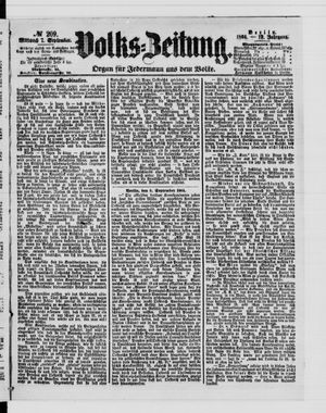 Volks-Zeitung on Sep 7, 1864