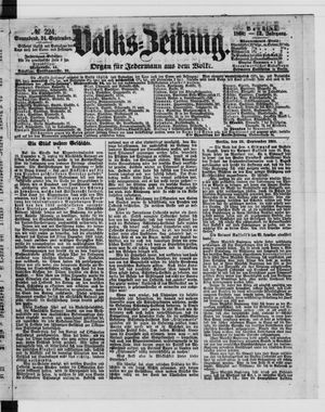 Volks-Zeitung on Sep 24, 1864
