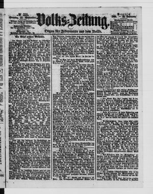 Volks-Zeitung vom 25.09.1864
