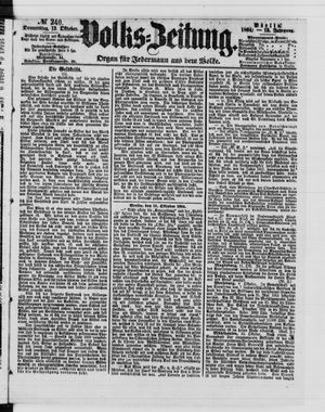 Volks-Zeitung vom 13.10.1864