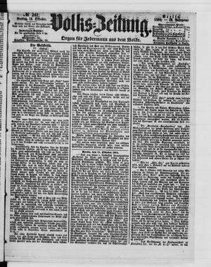 Volks-Zeitung vom 14.10.1864