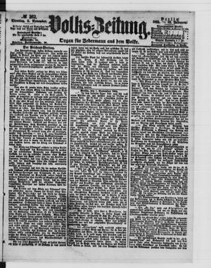 Volks-Zeitung vom 08.11.1864