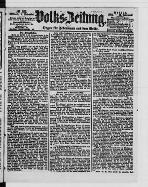Volks-Zeitung vom 09.11.1864