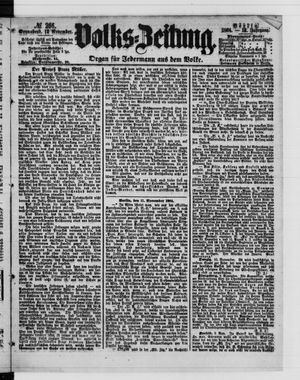 Volks-Zeitung vom 12.11.1864