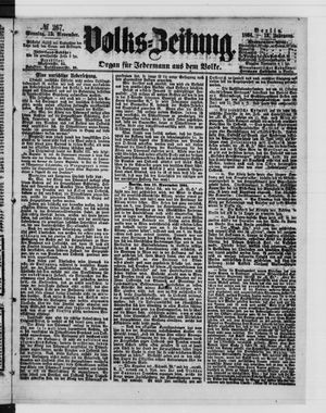 Volks-Zeitung vom 13.11.1864