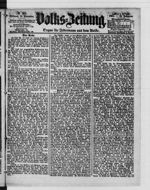 Volks-Zeitung vom 16.11.1864