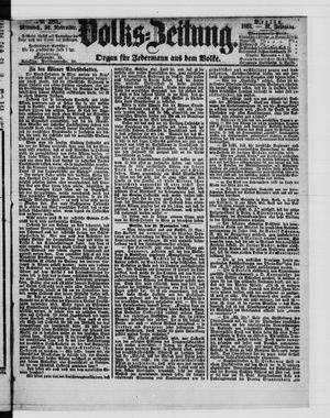 Volks-Zeitung vom 30.11.1864