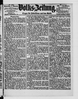 Volks-Zeitung on Dec 1, 1864