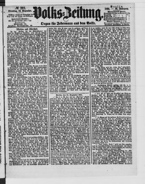 Volks-Zeitung vom 13.12.1864